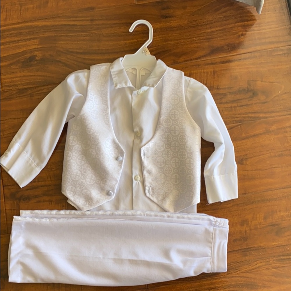 Baptism Christening suit 3T 3 pieces